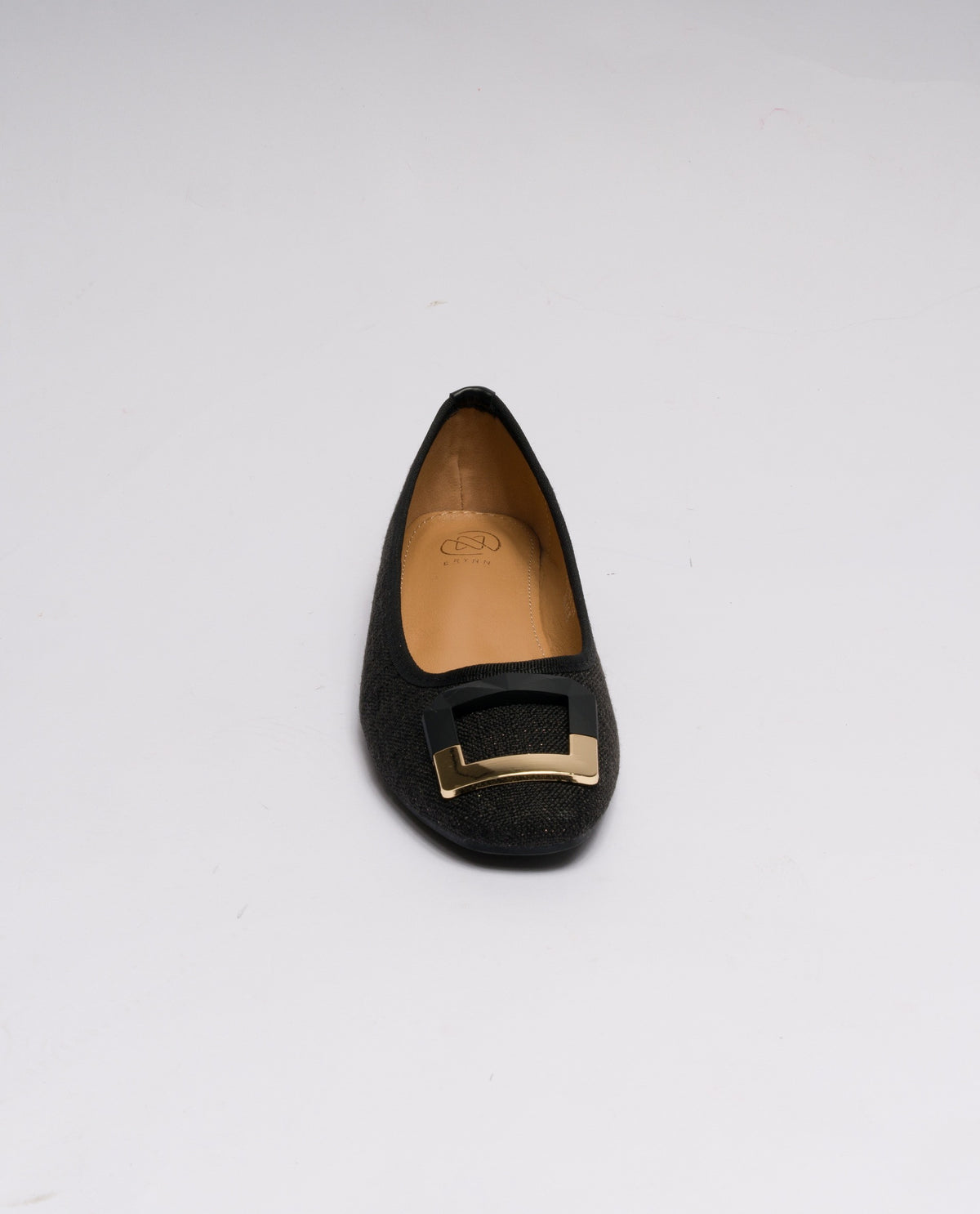 immagine-3-sstore-ballerine-flat-punta-quadrata-fibbia-sul-puntale-in-tessuto-nero-ballerine-gg81_black