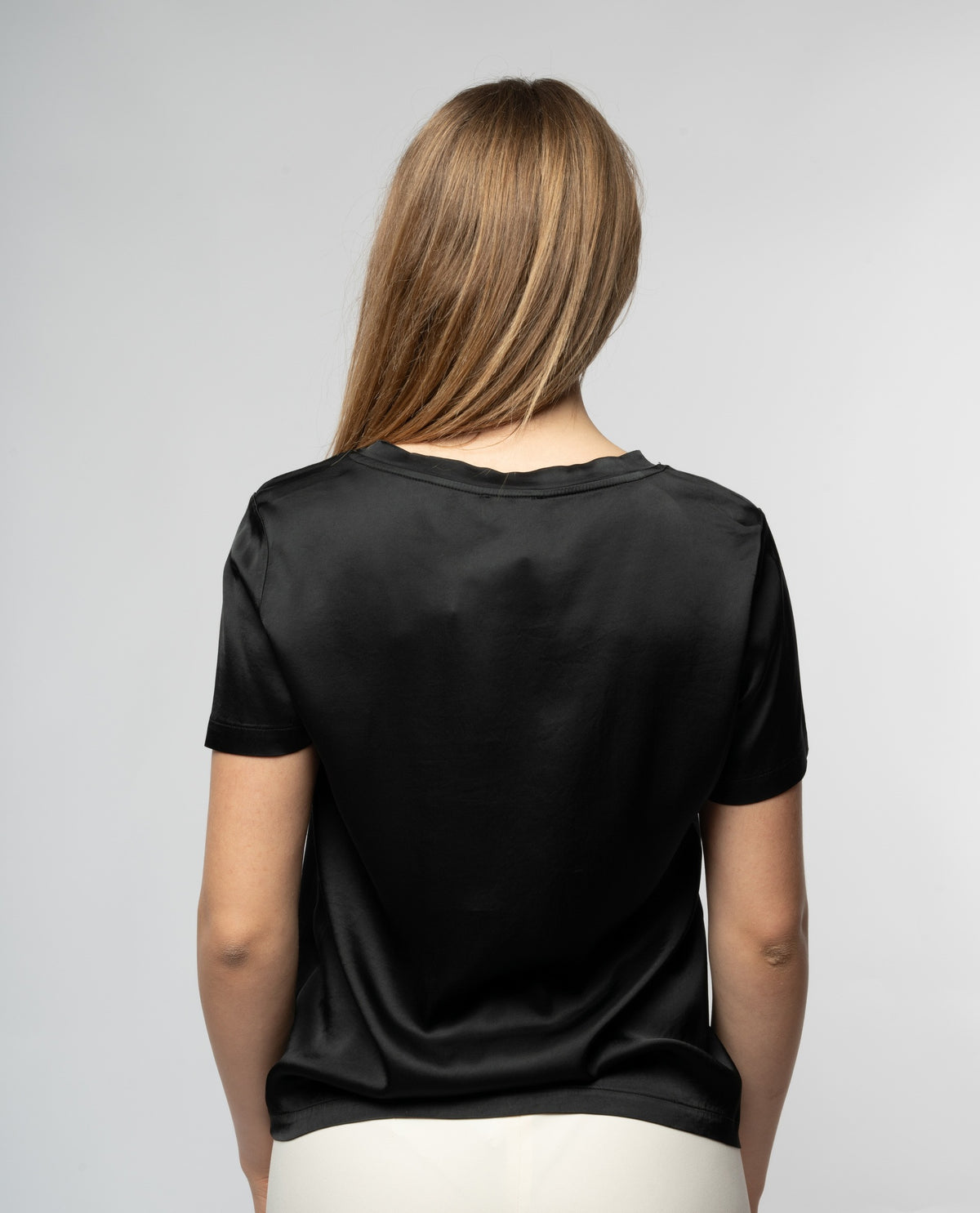 immagine-3-sstore-blusa-mezze-maniche-viscosa-effetto-raso-nero-camicie-e-bluse-wo22497v39_nero