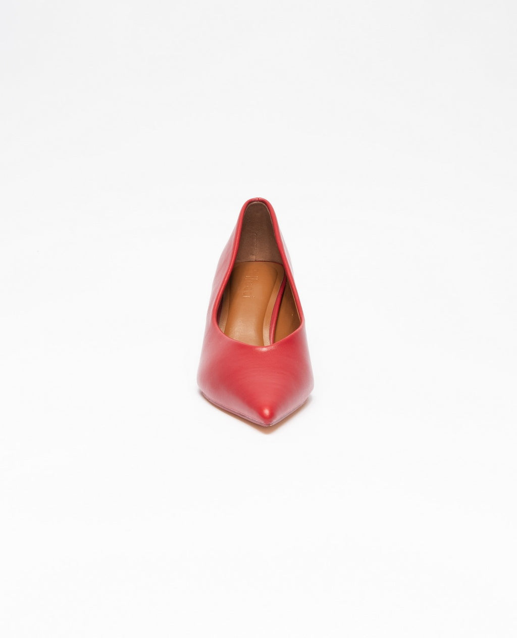 RED | Decolletè a punta in ecopelle liscia kitten heels