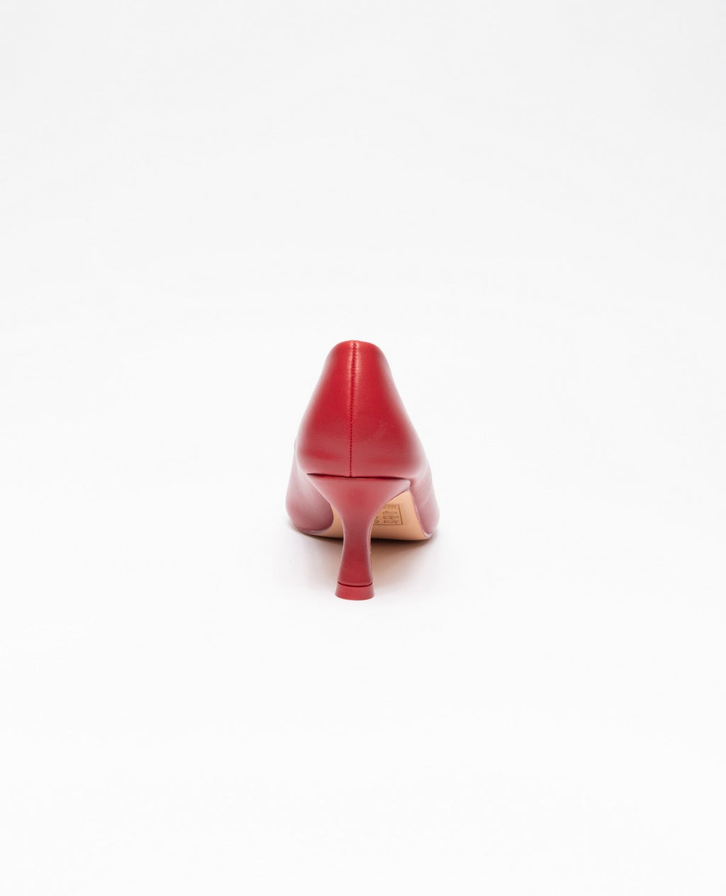 RED | Decolletè a punta in ecopelle liscia kitten heels