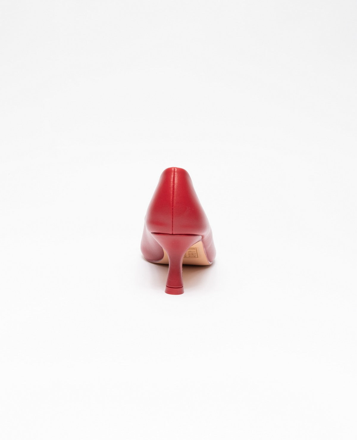 RED | Decolletè a punta in ecopelle liscia kitten heels