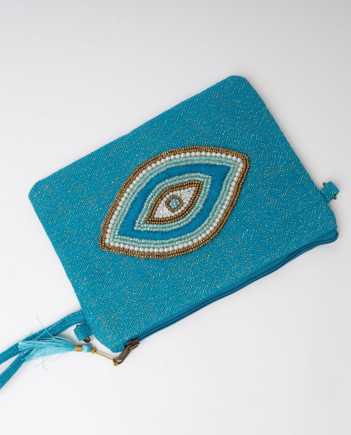 immagine-4-sstore-pochette-in-canapa-lurex-con-applicazione-occhio-di-perline-blue-roi-borse-ksly900p_blue-roi