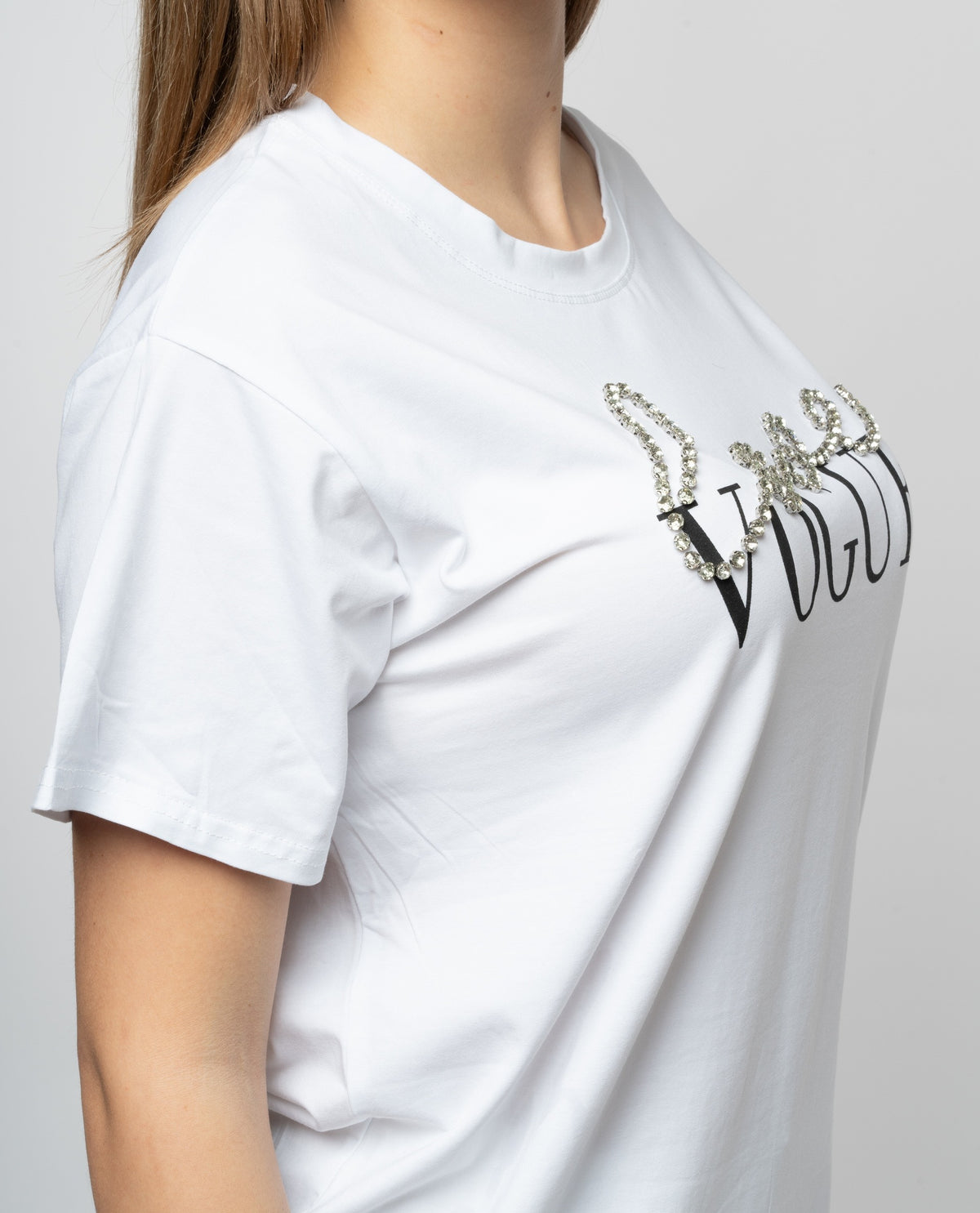 immagine-4-sstore-t-shirt-girocollo-mezza-manica-con-scritta-e-applicazione-di-strass-bianco-t-shirt-top-s-149_bianco