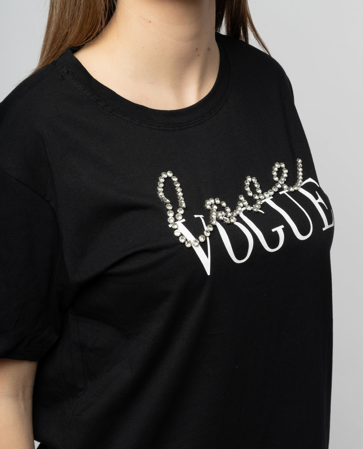 immagine-4-sstore-t-shirt-girocollo-mezza-manica-con-scritta-e-applicazione-di-strass-nero-t-shirt-top-s-149_nero