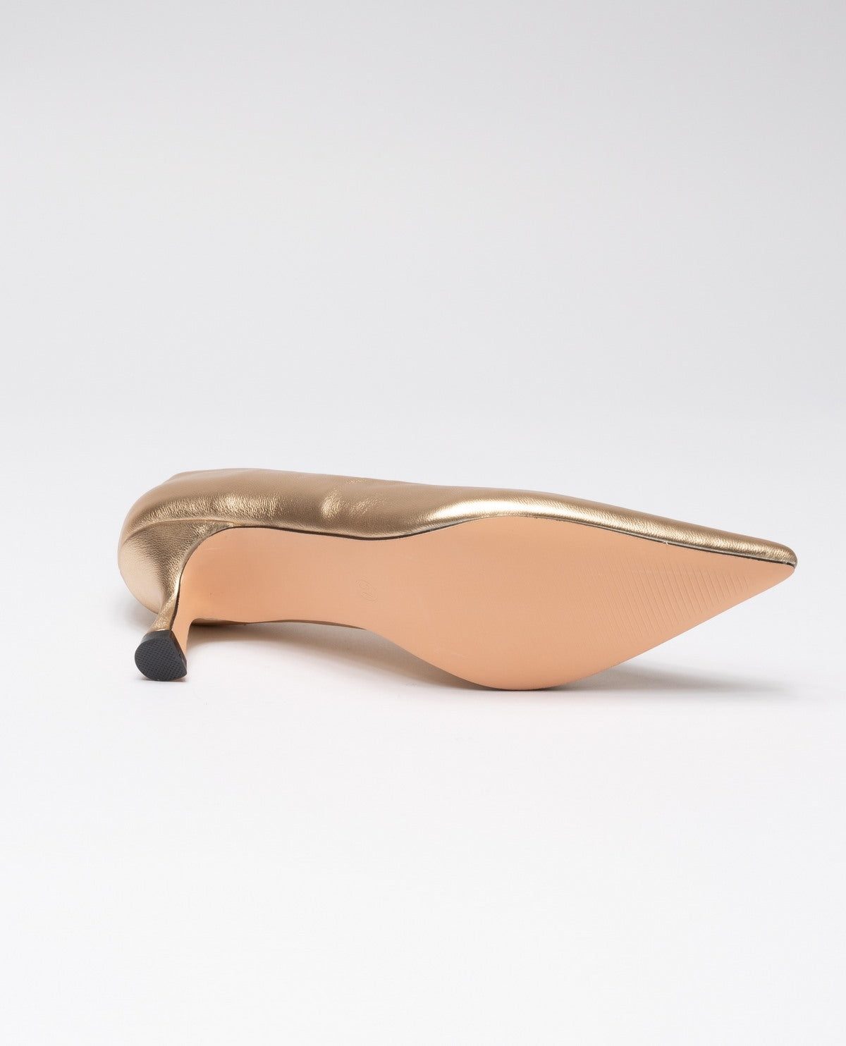 GOLD | Decolletè a punta in ecopelle liscia kitten heels