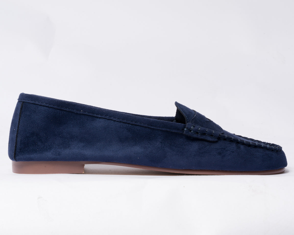 Mocassini Scamosciati - Blu