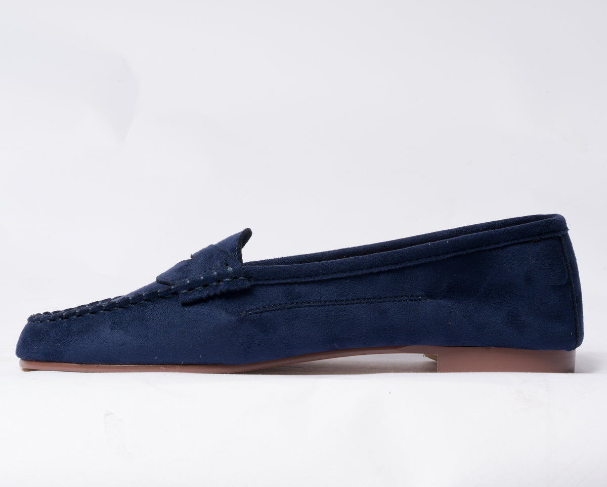 Mocassini Scamosciati - Blu