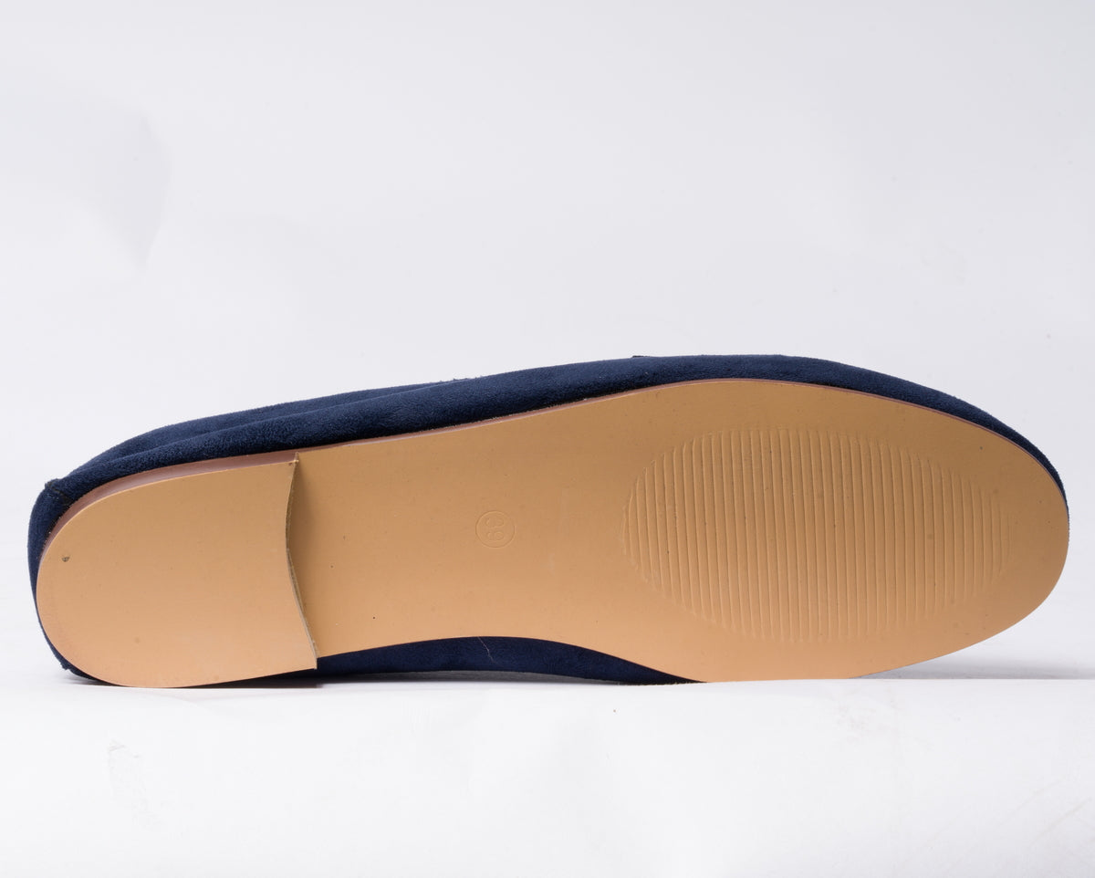 Mocassini Scamosciati - Blu