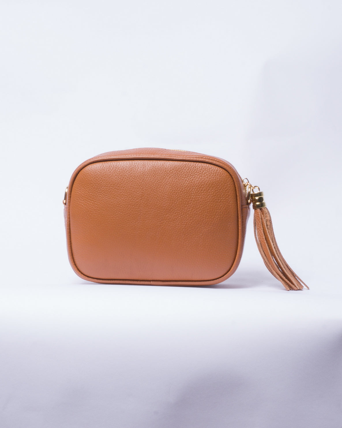 Borsa piccola con tracolla interna intercambiabile - Cammello