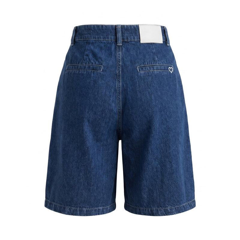 PLEASE Bermuda Please a gamba larga - Blu denim - foto 1