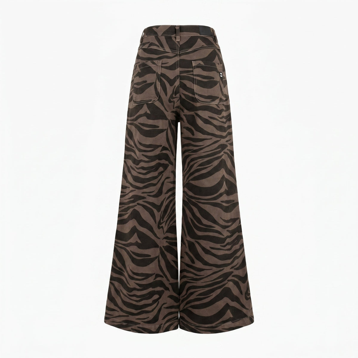PLEASE Pantalone a Palazzo Please Jeans  Stampa  Zebrata - militare - foto 1