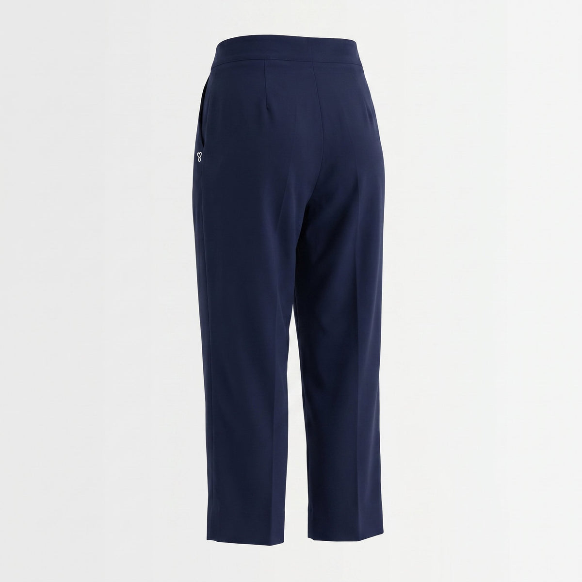 PLEASE Pantaloni Cropped  Please con Piega Frontale -  Blu - foto 2