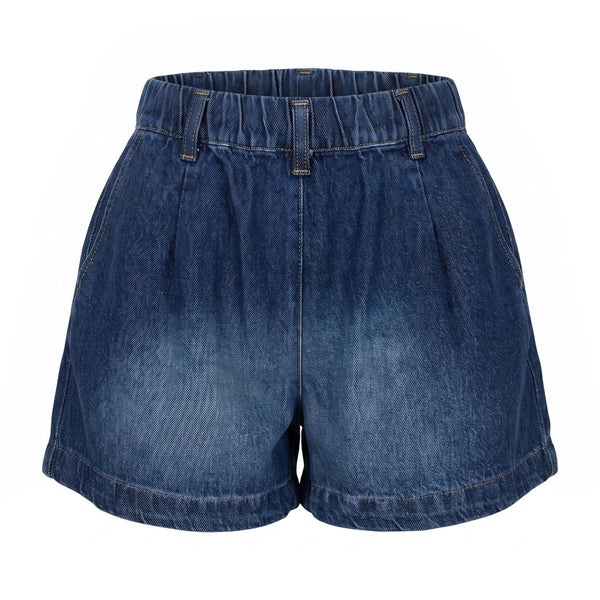 PLEASE Shorts Please regular fit denim effetto lavato - foto 1