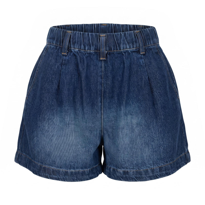 PLEASE Shorts Please regular fit denim effetto lavato - foto 1