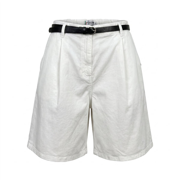 Sstore Bermuda Please a Vita Alta -  Bianco - foto 1