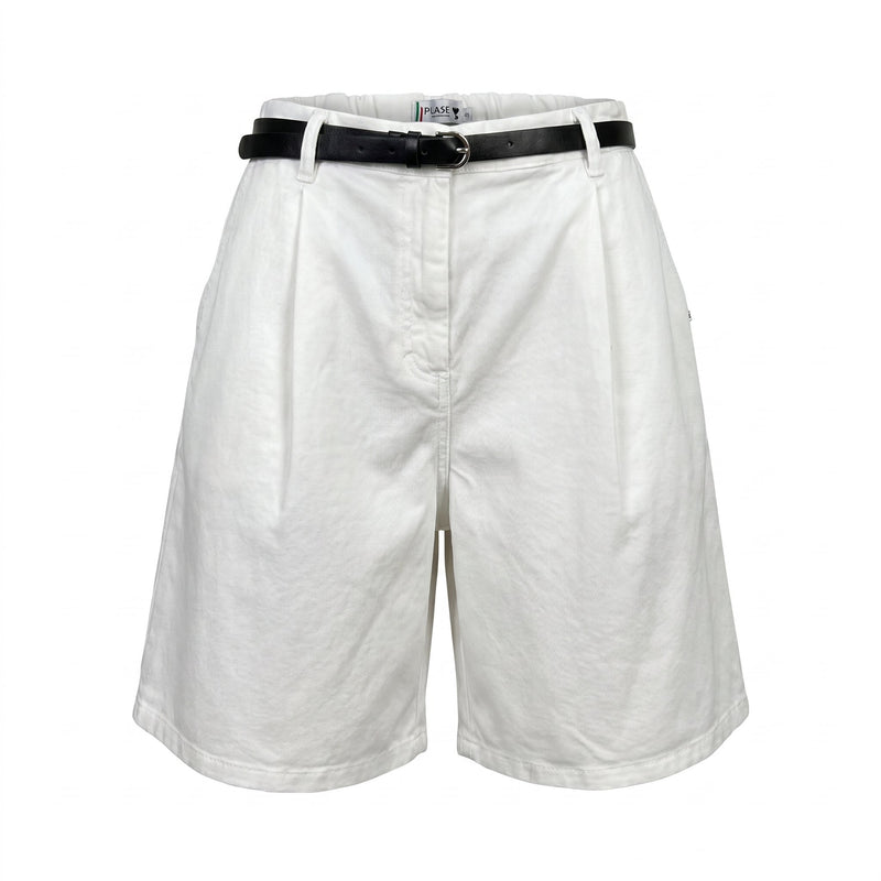 Sstore Bermuda Please a Vita Alta -  Bianco - foto 1