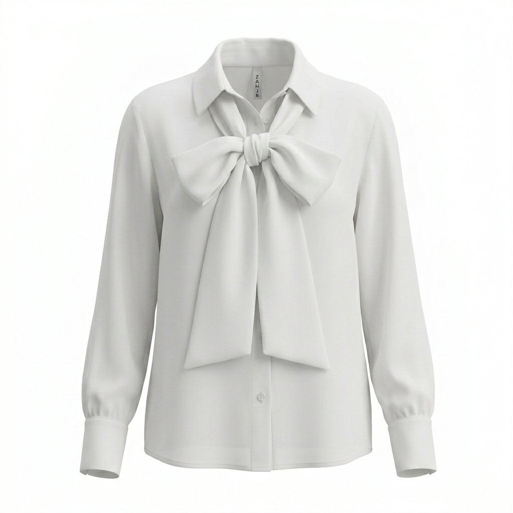 Sstore Camicia ZAHJR manica Lunga - Panna - foto 1