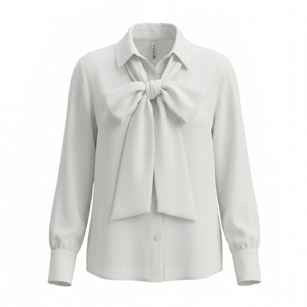 Sstore Camicia ZAHJR manica Lunga - Panna - foto 1