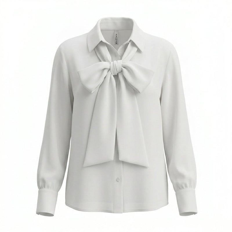 Sstore Camicia ZAHJR manica Lunga - Panna - foto 1