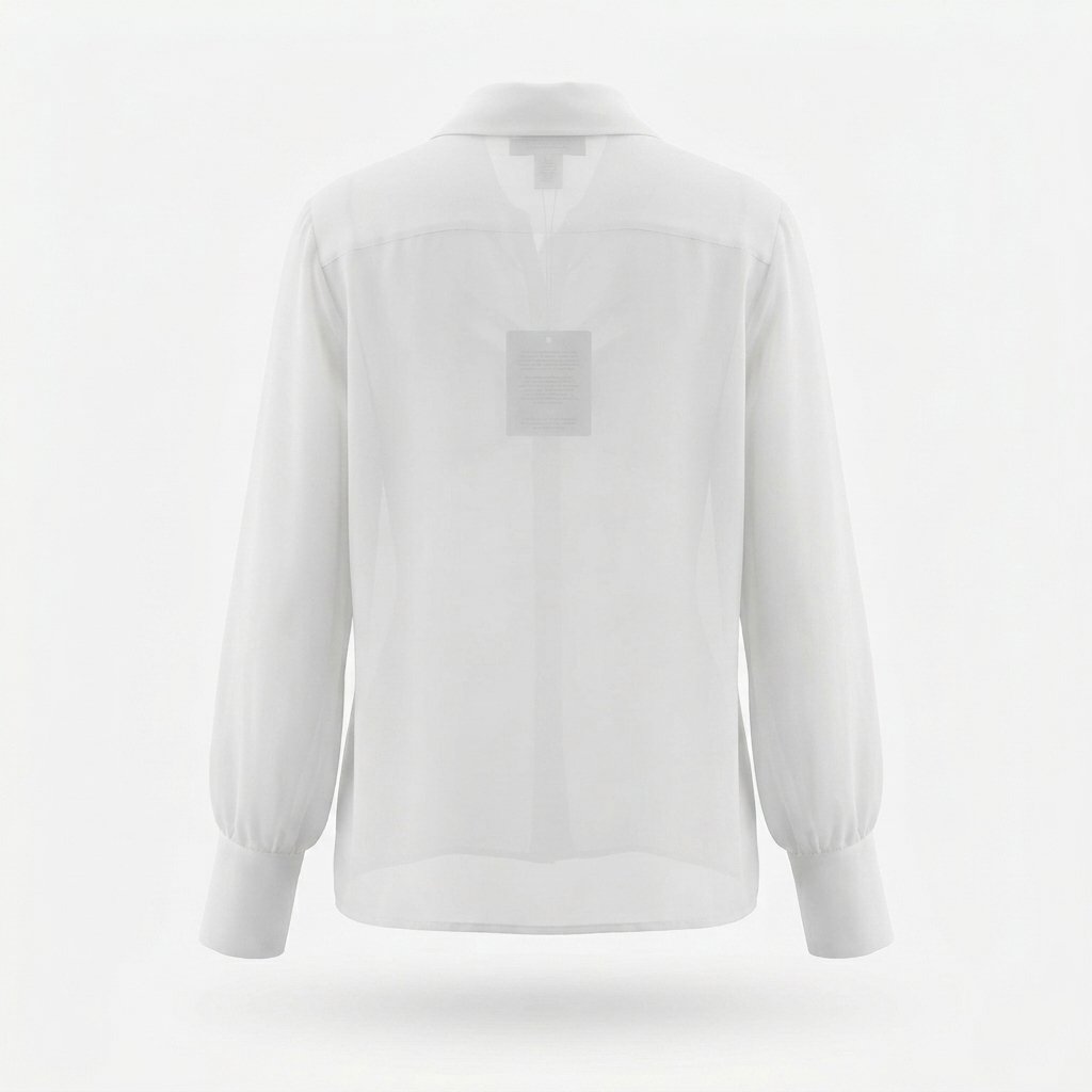 Sstore Camicia ZAHJR manica Lunga - Panna - foto 2