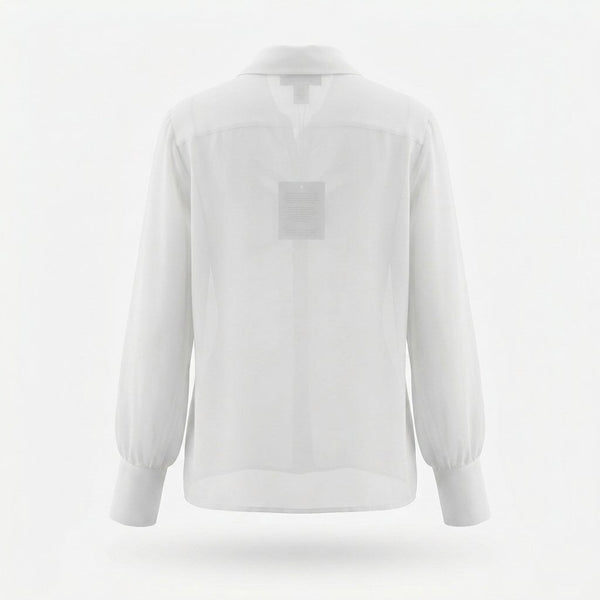 Sstore Camicia ZAHJR manica Lunga - Panna - foto 2