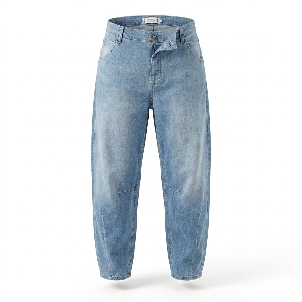 Sstore Jeans Please Baggy - Blu Denim - foto 1