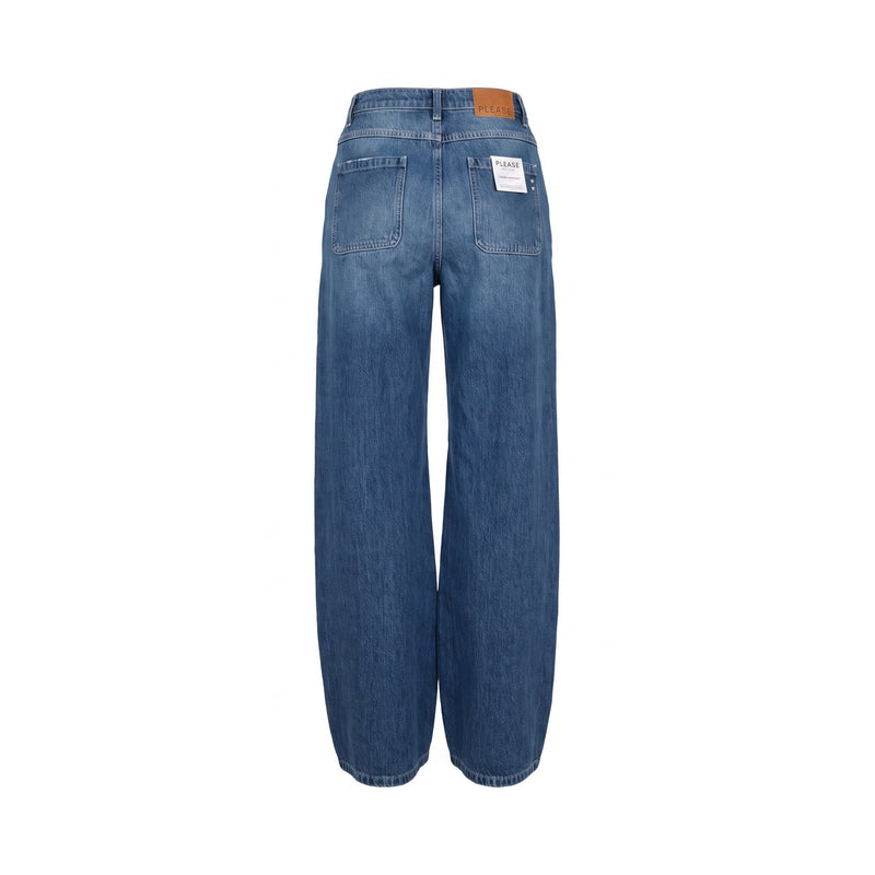 Sstore Jeans Please Flare a Zampa con Sfumature – Lavaggio Medio - foto 2