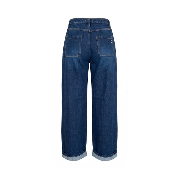 Sstore Jeans Please Gamba Larga - Blu denim - foto 2