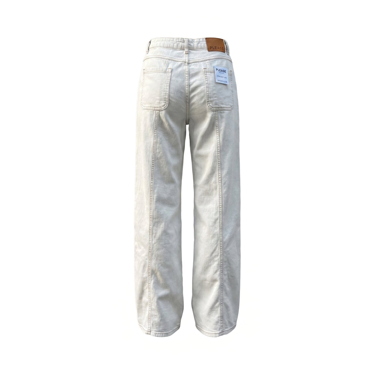 Sstore Jeans Please Straight Leg in Denim - Panna - foto 2
