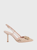 Sandalo Doppia Fascia Gold&Gold con Conchiglie e Perline - Blu Sstore