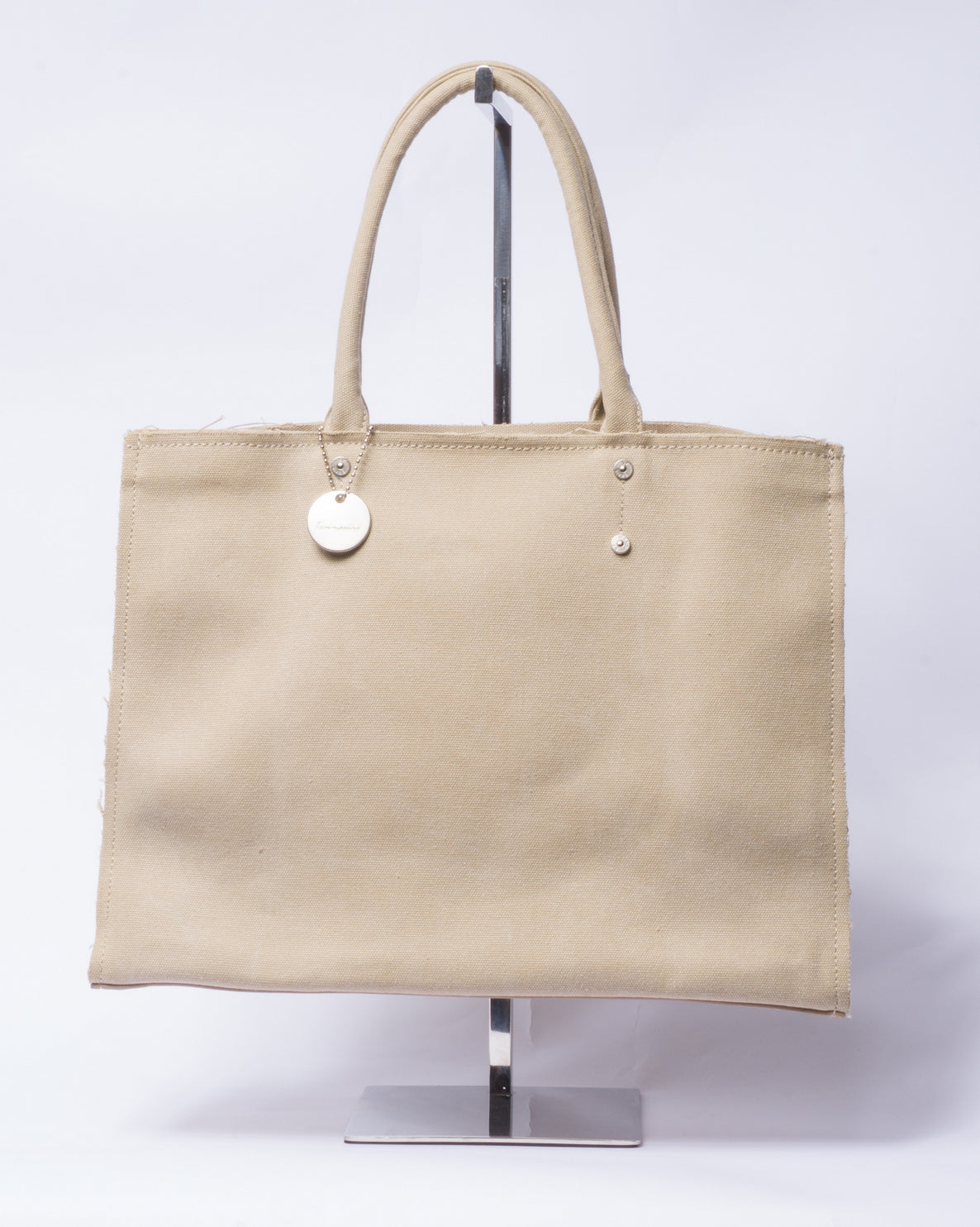 Shopper in Tela- Beige