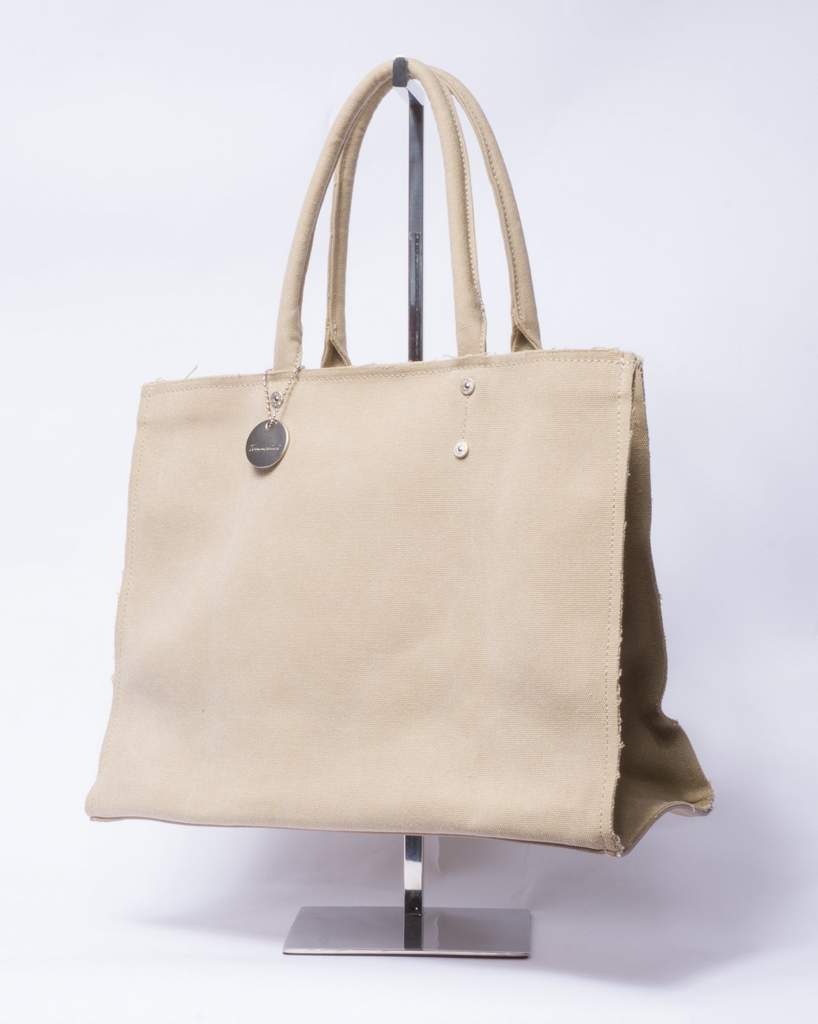 Shopper in Tela- Beige