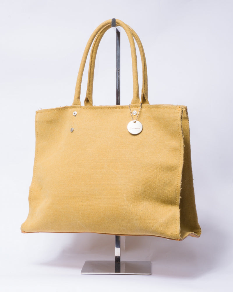 Shopper in Tela- Senape