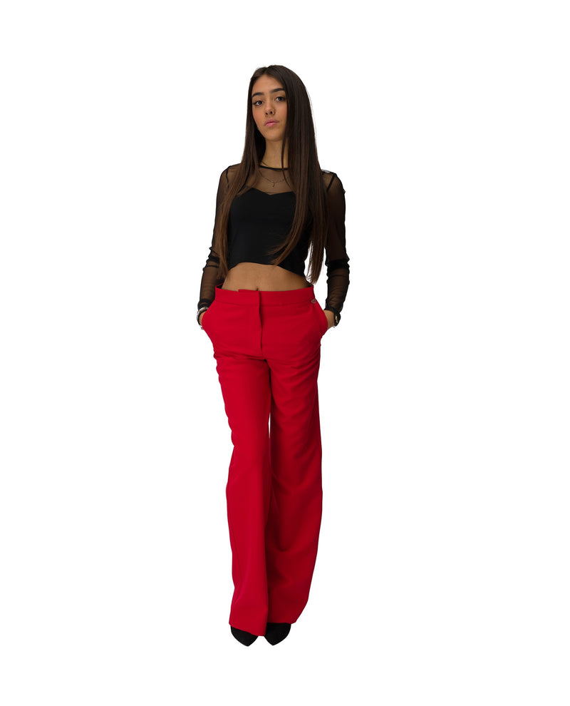 immagine-1-please-pantalone-del-completo-del-tailler-taglio-dritto-rosso-fuoco-pantaloni-p4930candy_rosso