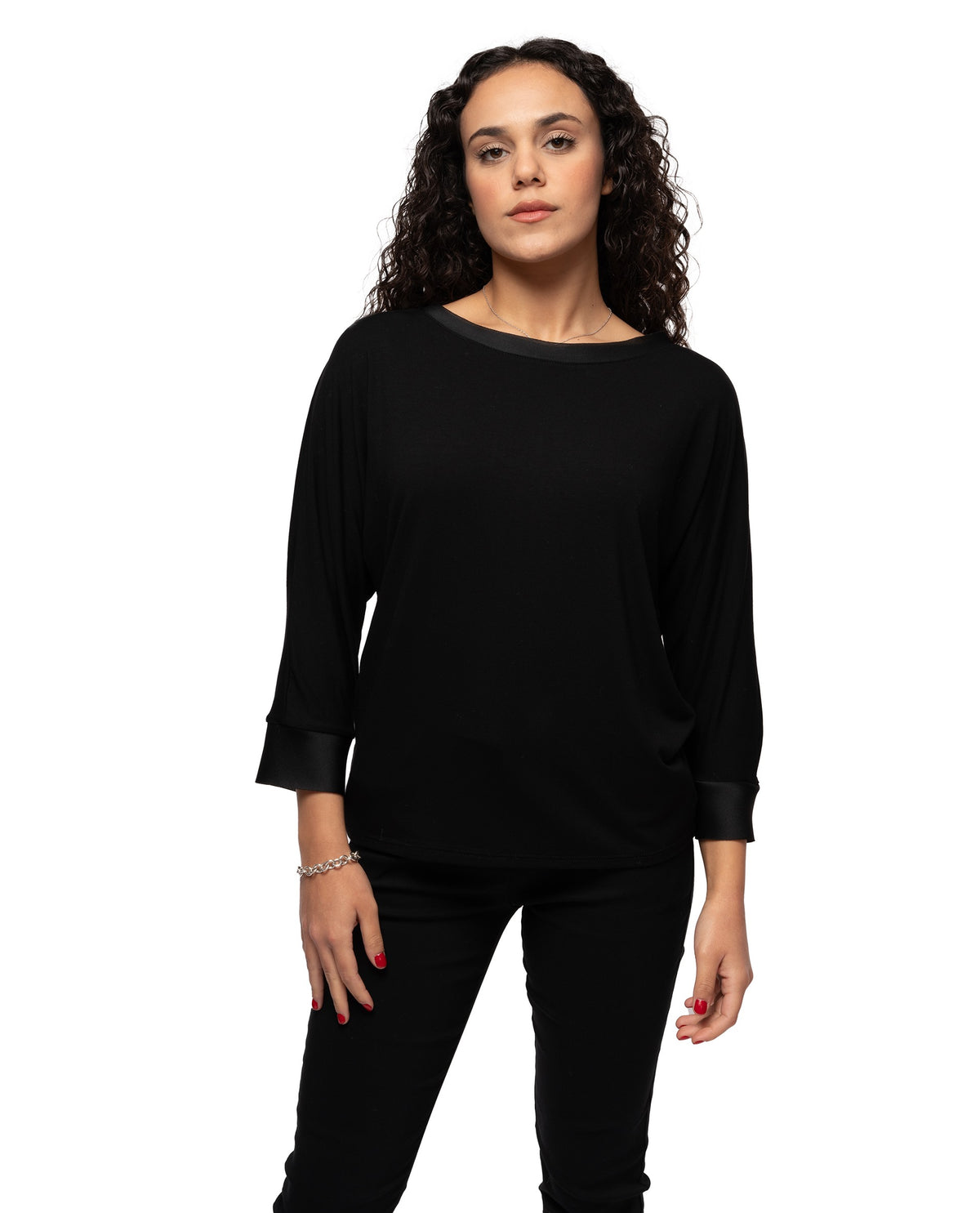 immagine-1-sstore-camicia-senza-bottoni-con-maniche-a-tre-quarti-nera-camicie-e-bluse-sa23043_nero