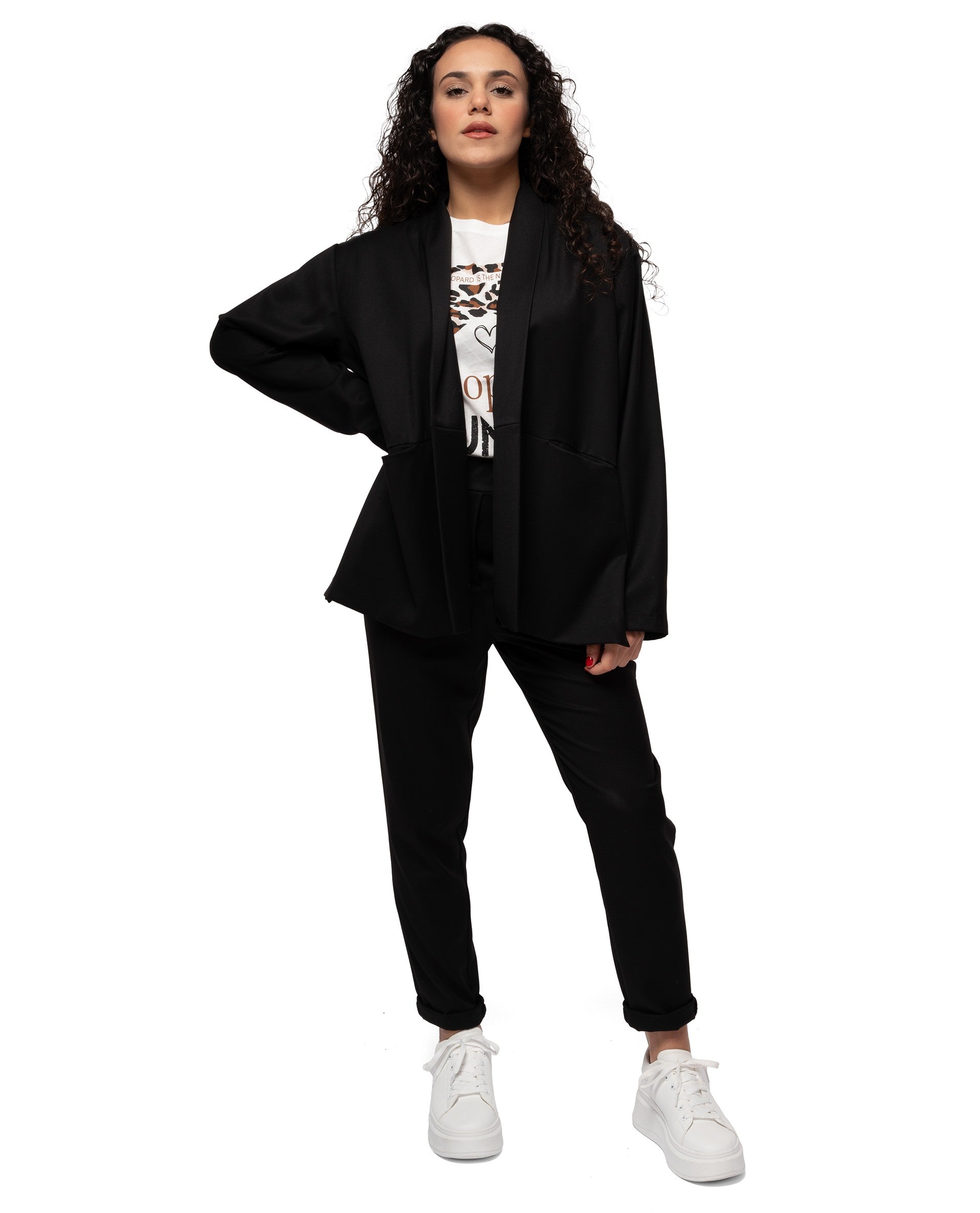 Giacca elegante nera top