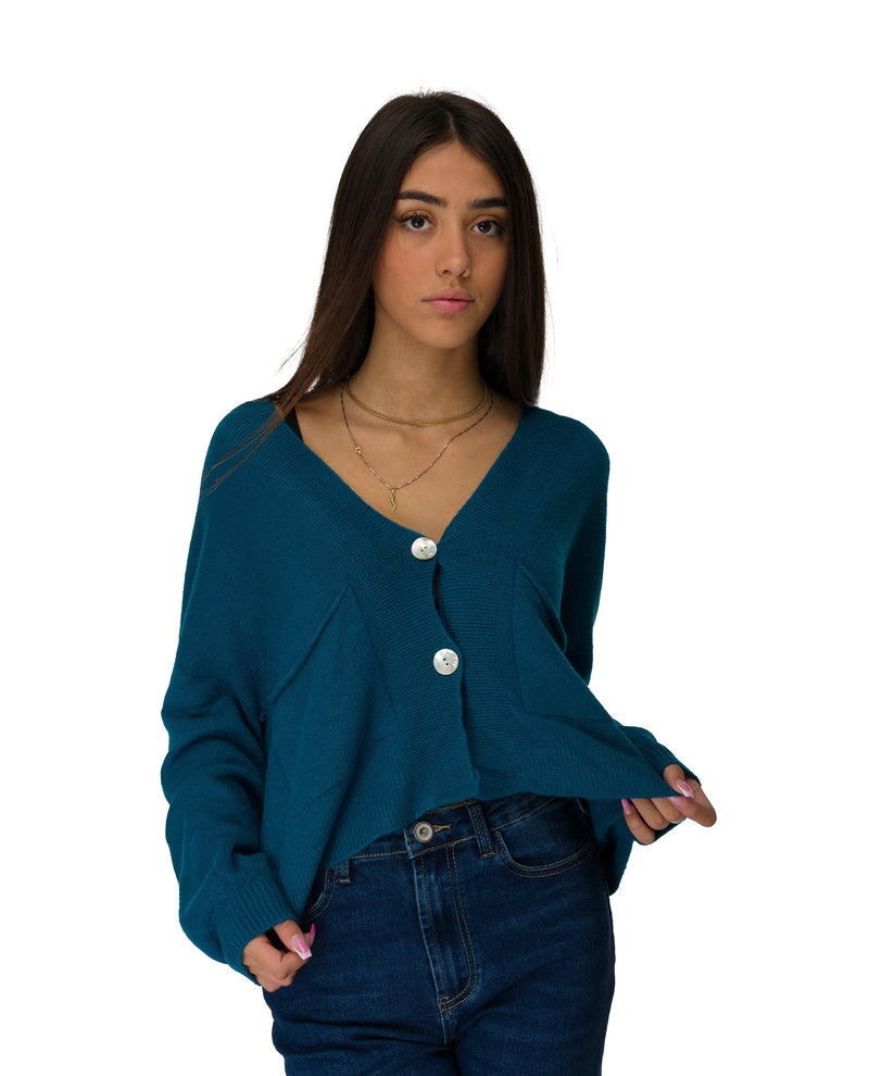 immagine-1-sstore-maglione-cardigan-caldo-color-ottanio-con-bottoni-in-madre-perla-maglieria-cardigan-yf57058_ottanio