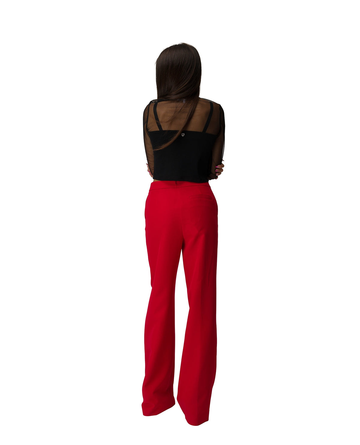 immagine-3-please-pantalone-del-completo-del-tailler-taglio-dritto-rosso-fuoco-pantaloni-p4930candy_rosso