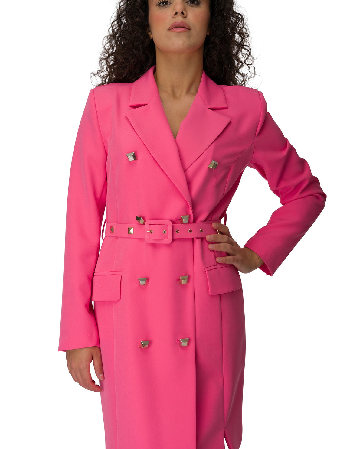 immagine-4-sstore-vestito-rosa-media-lunghezza-con-cintura-e-borchie-quadrate-vestiti-23eb372_rosa